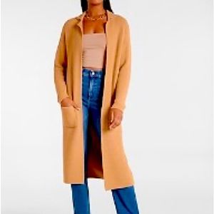 NWT woman’s Express notch collar duster cardigan medium